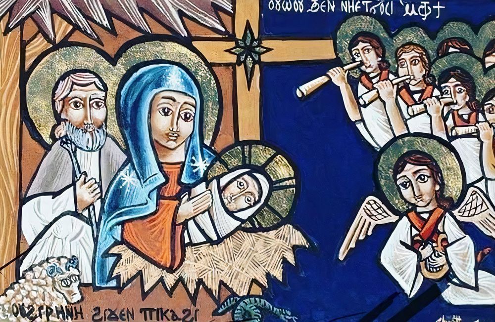 Nativity Icon Art | Tina Art 
