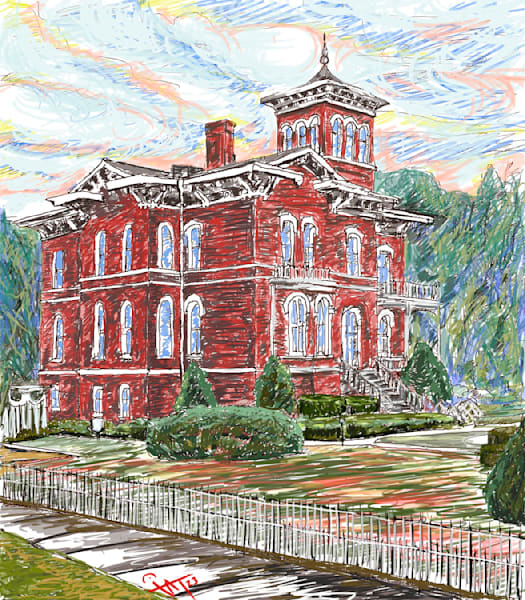 Magnolia Manor Color Art | Twain, Clemens and Friends