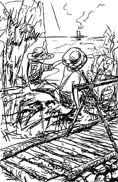 Tom And Huck Art | Twain, Clemens and Friends