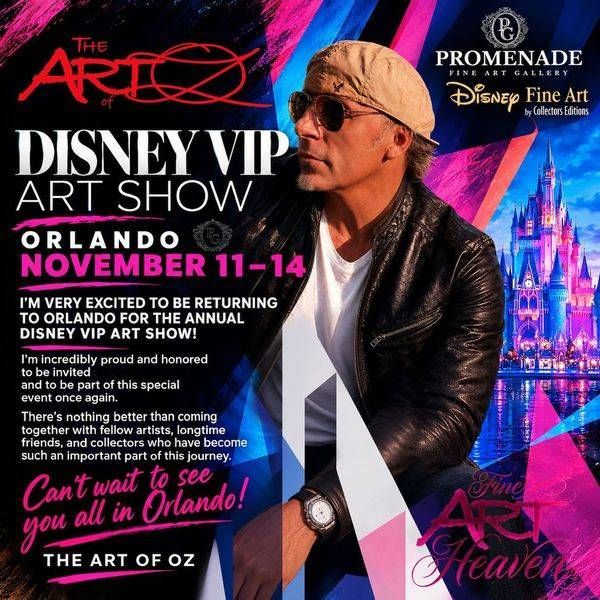 The Art of OZ Returns to Orlando for the Disney VIP Art Show