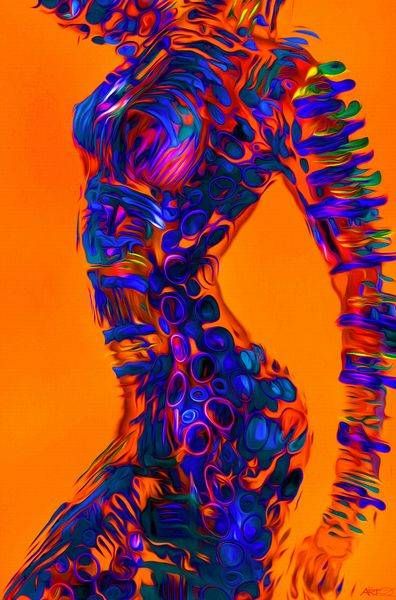 Orange Torso by The Art of OZ
