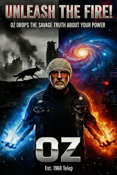 New Book! By OZ  / UNLEASH THE FIRE OZ DROPS THE SAVAGE TRUTH ABOUT YOUR POWER! "PREVIEW"