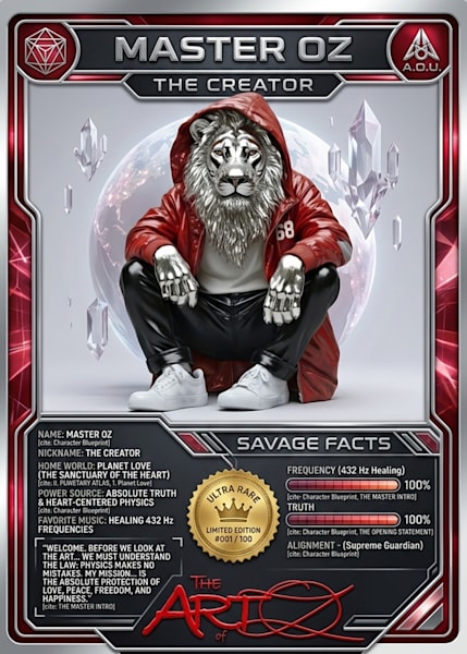 THE ART OF OZ UNIVERSE: MASTER OZ COLLECTOR’S CARD SERIES 001 / 100