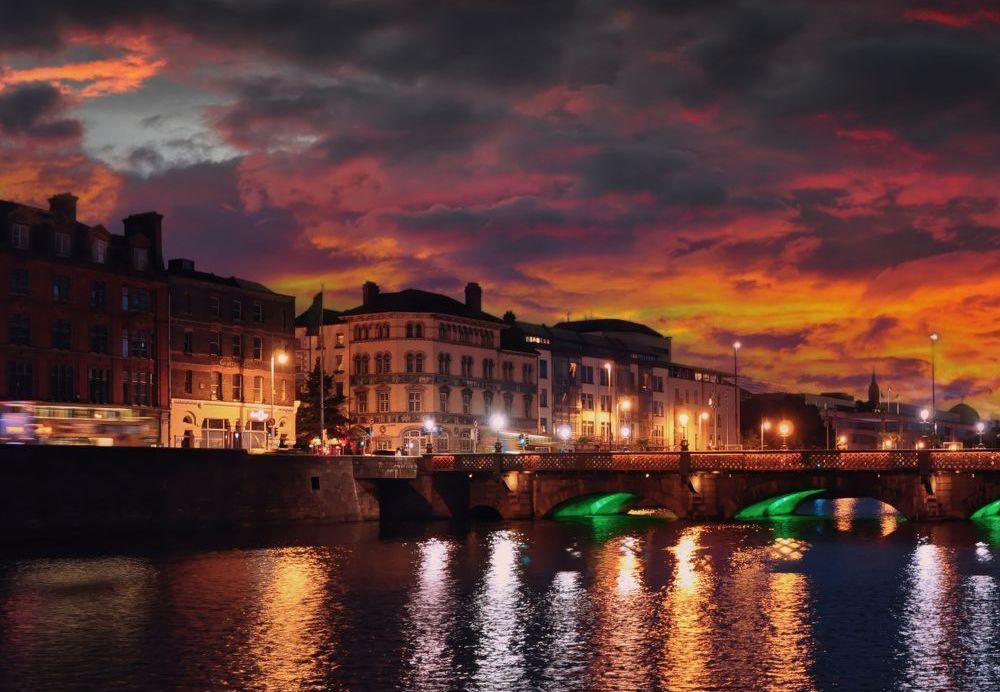 Nightfall On Dublin Art | tommurray