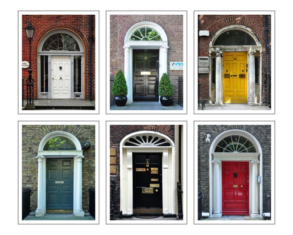 Six Dublin Doors Art | tommurray