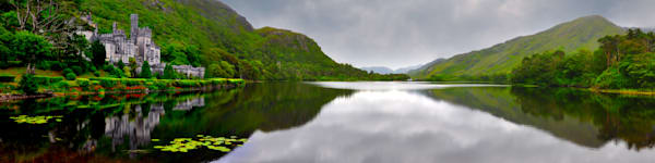 Kylemore Abbey Reflection Wall Art – Connemara Ireland Landscape Photography Print