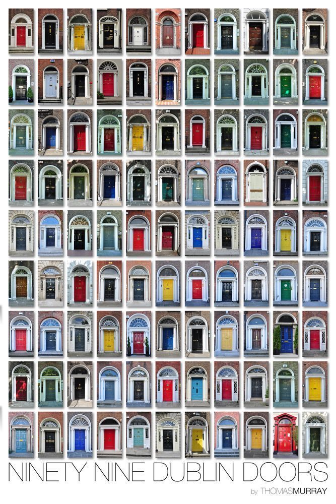 99 Dublin Doors (Wht) Art | tommurray
