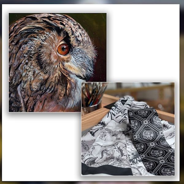 Owl Lovers Collector Gift Set – Reflected Intensity & Tufted Twilight | Allison Richter Wildlife Art