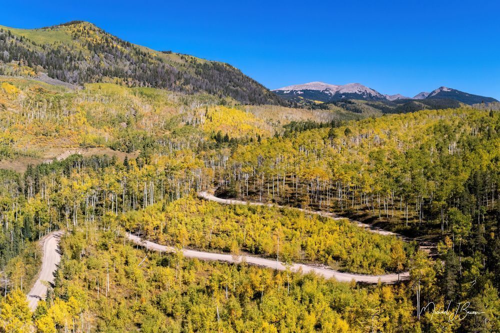 Winding Through Fall Photography Art | Michael J. Bauer Photography
