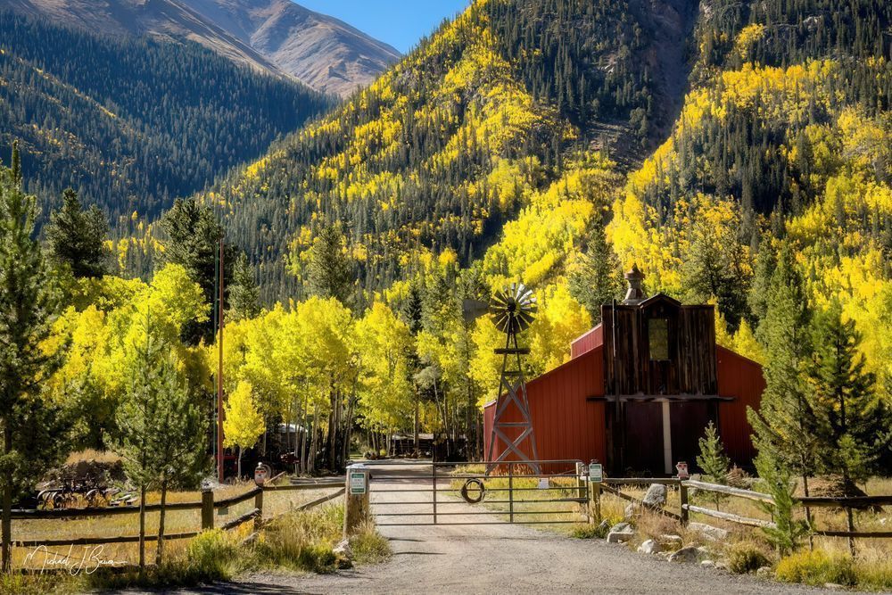 Old Red Farmhouse Photography Art | Michael J. Bauer Photography