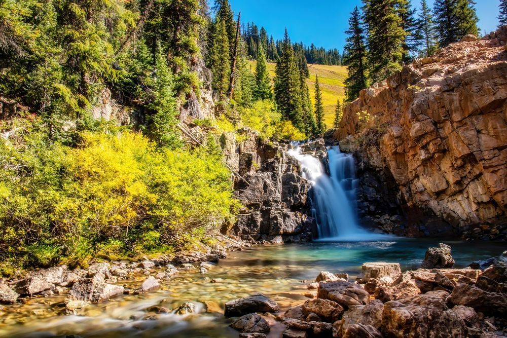 Colorado Backcountry Waterfall Dn Photography Art | Michael J. Bauer Photography
