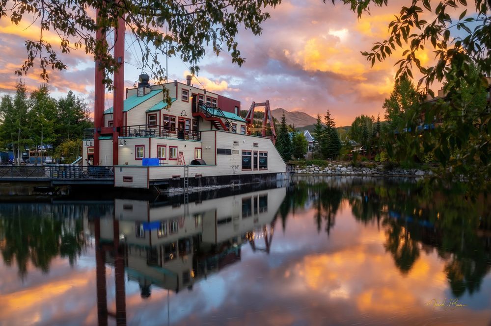 Dredge Evening Sunset Photography Art | Michael J. Bauer Photography