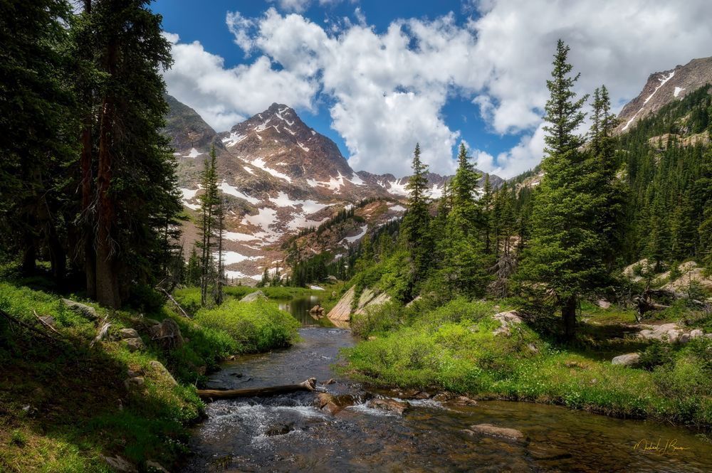 Hiking To A High Alpine Lake Photography Art | Michael J. Bauer Photography