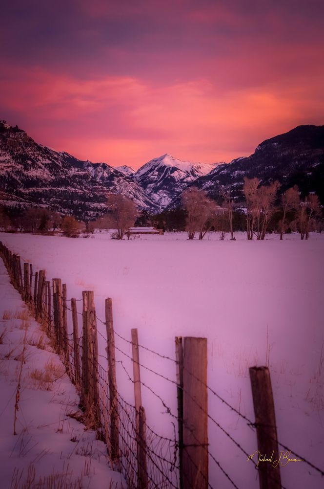Michael J Bauer Photography | Ouray Colorado Sunset