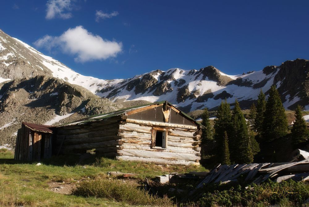 Old Cabin In Rocky Mountain Photography Art | Michael J. Bauer Photography