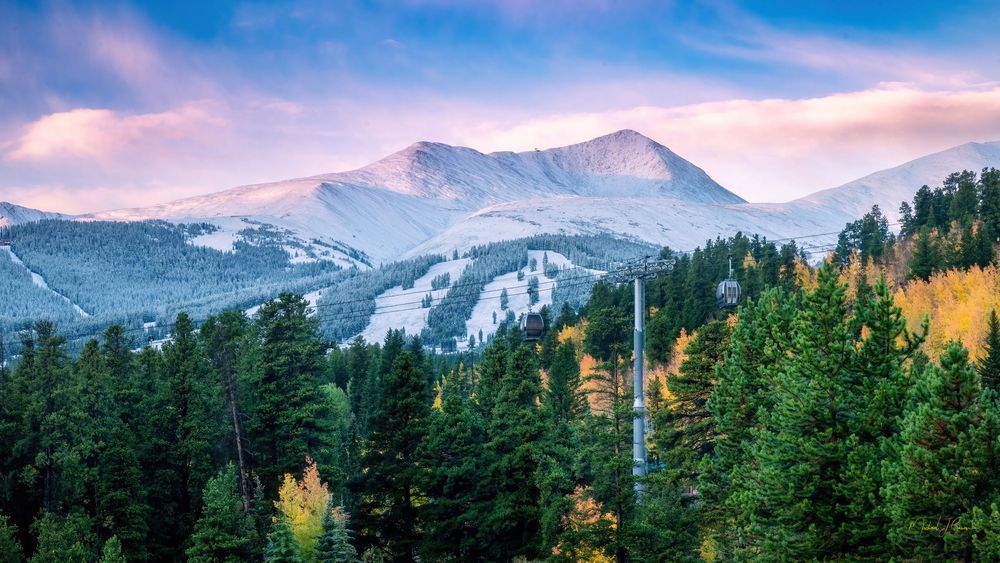 Morning Snow At Peak 10 Photography Art | Michael J. Bauer Photography