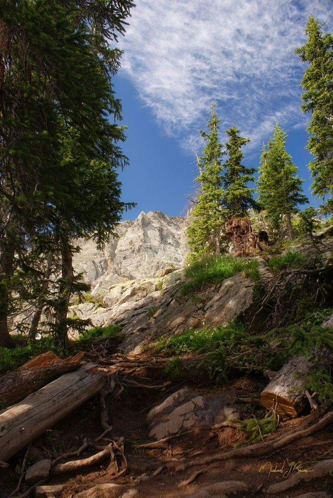 Steep Mountain Hike Photography Art | Michael J. Bauer Photography