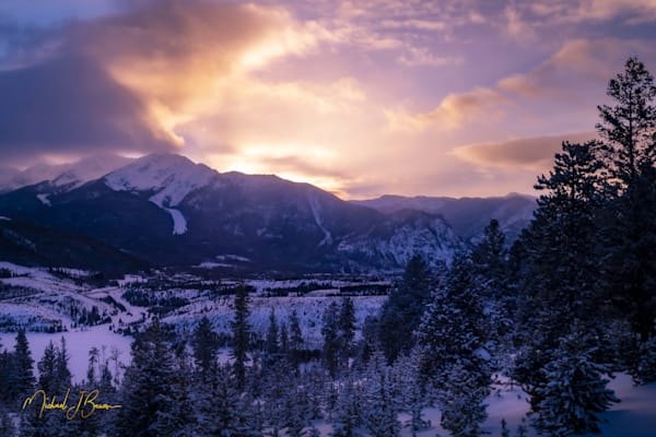 Sunset Over Mount Royal Photography Art | Michael J. Bauer Photography