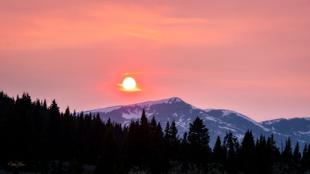 Michael J. Bauer Photography | Sunset Over Peak 8, Breckenridge