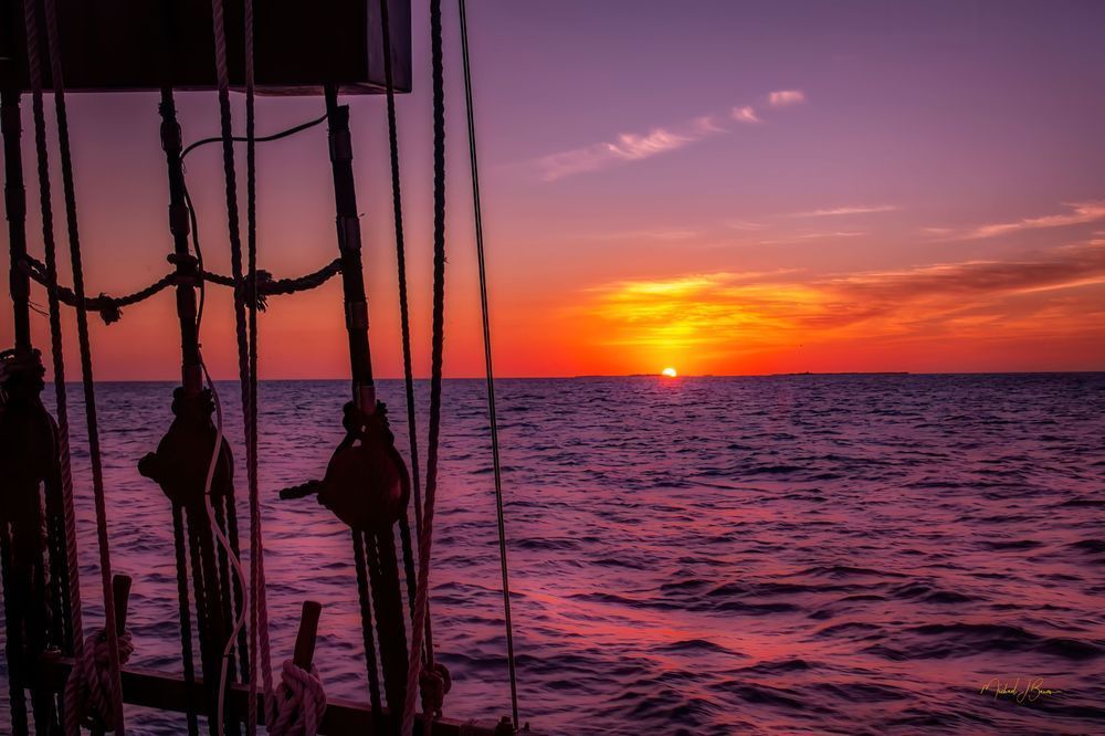 Sailing Into The Sunset Photography Art | Michael J. Bauer Photography