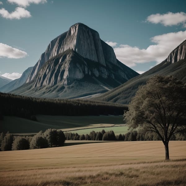 Fields With Mountains