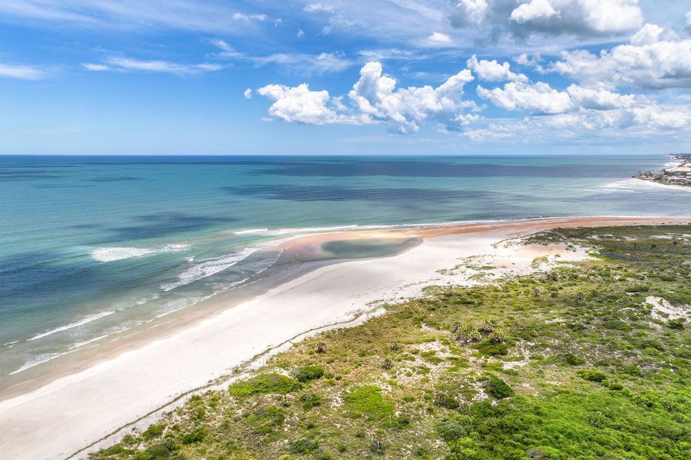 Matanzas Inlet Aerial Photography Print | Florida Coastal Wall Art