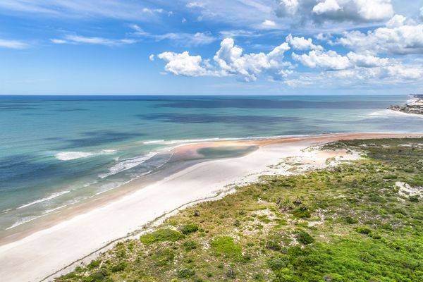 Matanzas Inlet Aerial Photography Print | Florida Coastal Wall Art