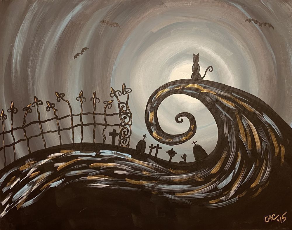 Bewitching Graveyard Art | Covey Artistic Creations