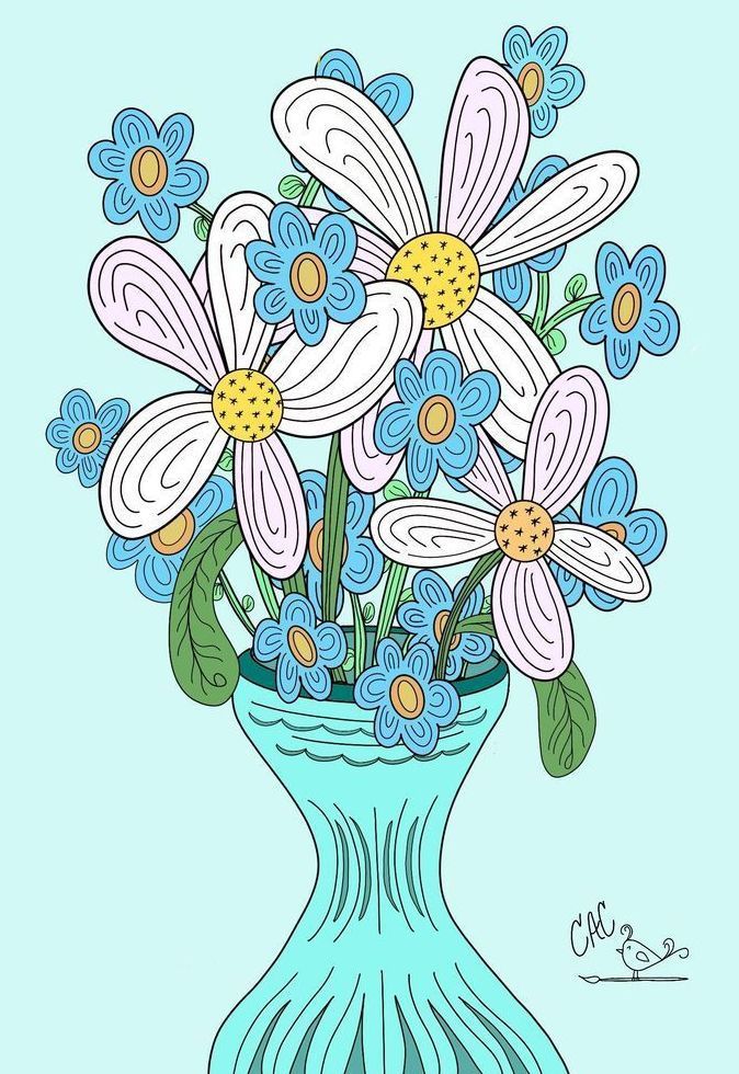 Forget Me Not Art | Covey Artistic Creations