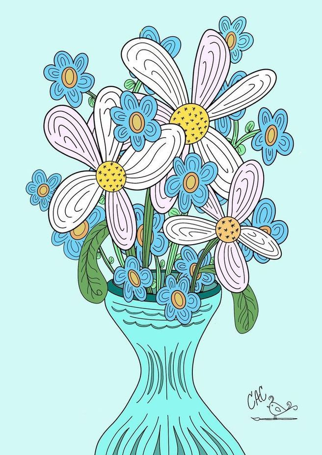 Forget Me Not Art | Covey Artistic Creations