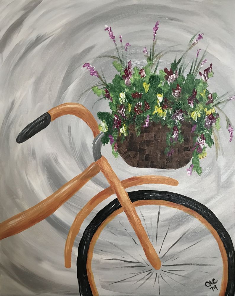 Flower Market Ride Art | Covey Artistic Creations