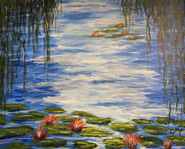 Waterlilies Revisited Art | Covey Artistic Creations