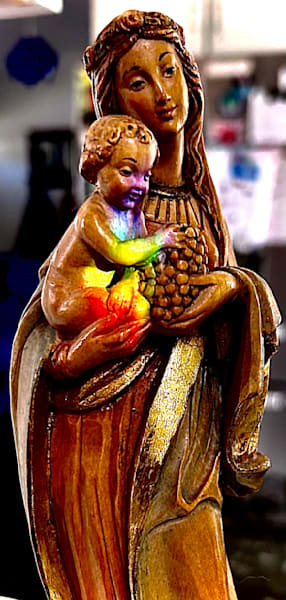 Jesus Eating Grapes Photography Art | Heather Loftes Photography