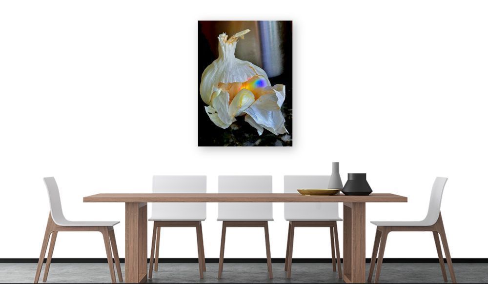 “Garlic” In Restaurant Photography Art | Heather Loftes Photography