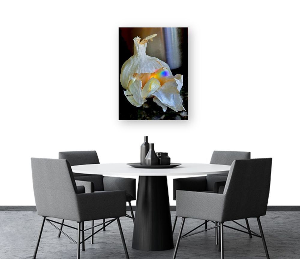 “Garlic” In Cafe Photography Art | Heather Loftes Photography
