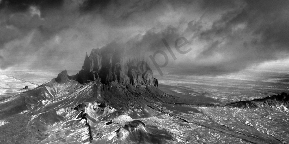 Stormclouds Over Ship Rock