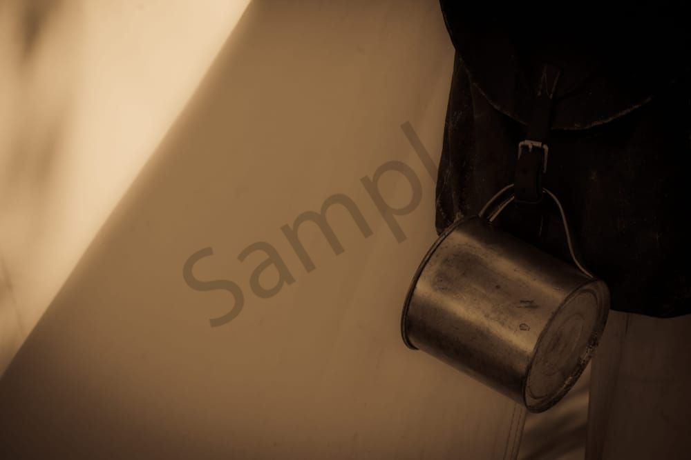 Pack And Tin Cup Photography Art | Radiant Imagination Media, LLC