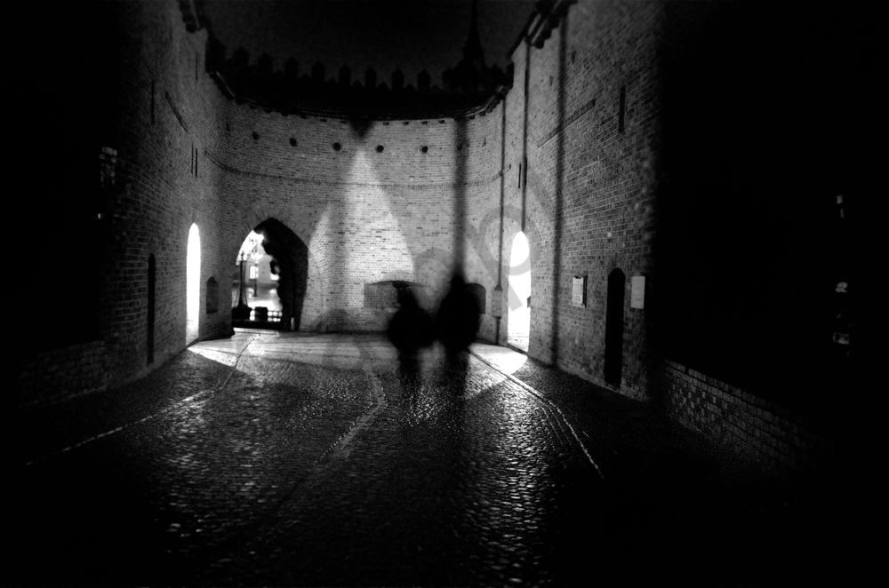 Walking in Rain, Old Town Warsaw
