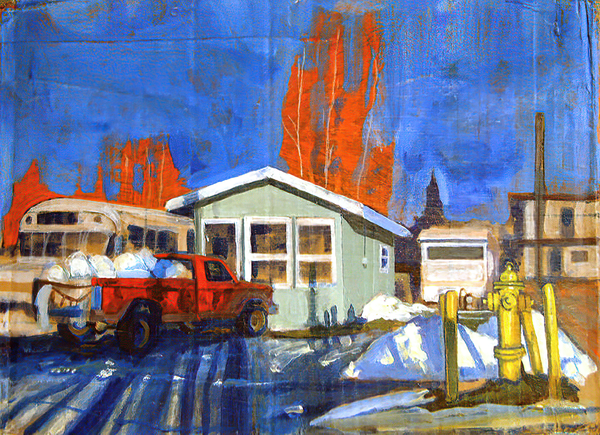 Red Truck Art | Top Hand Studio