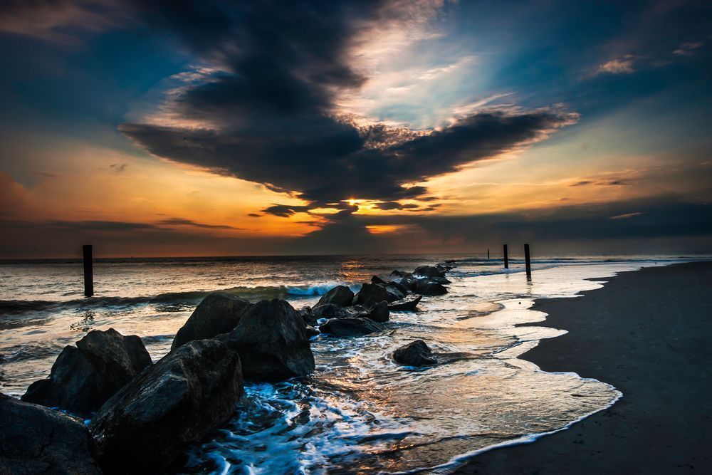 Good Morning Dark Clouds, sunrise