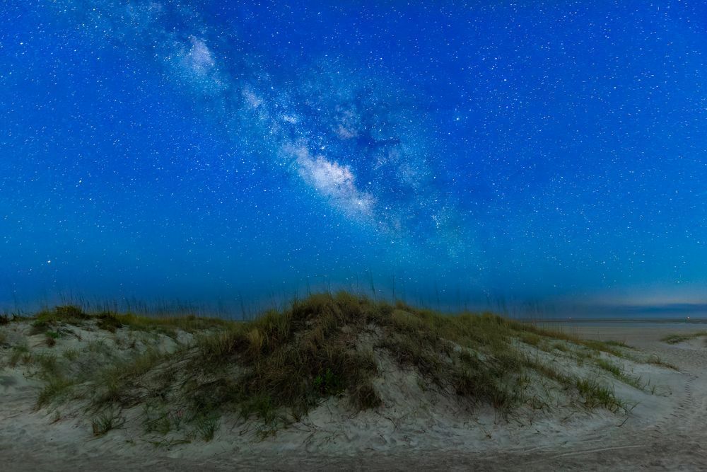 Tybee Sand Dunes and Milky Way