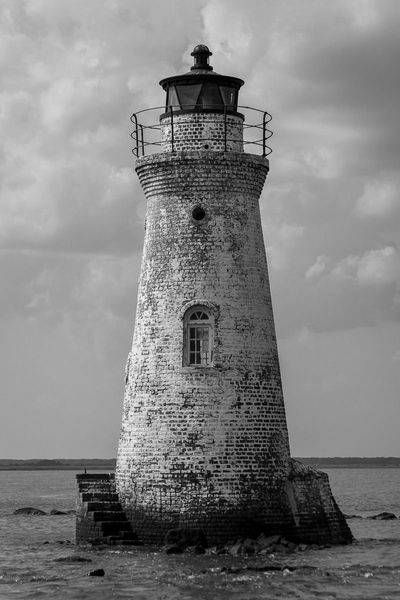 Cockspur Island Lighthouse 2 B&W - LIMITED EDITION