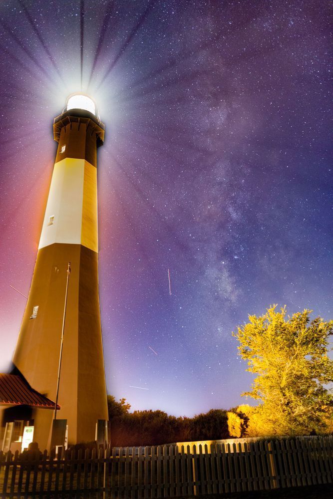 Tybee Light with Milky Way
