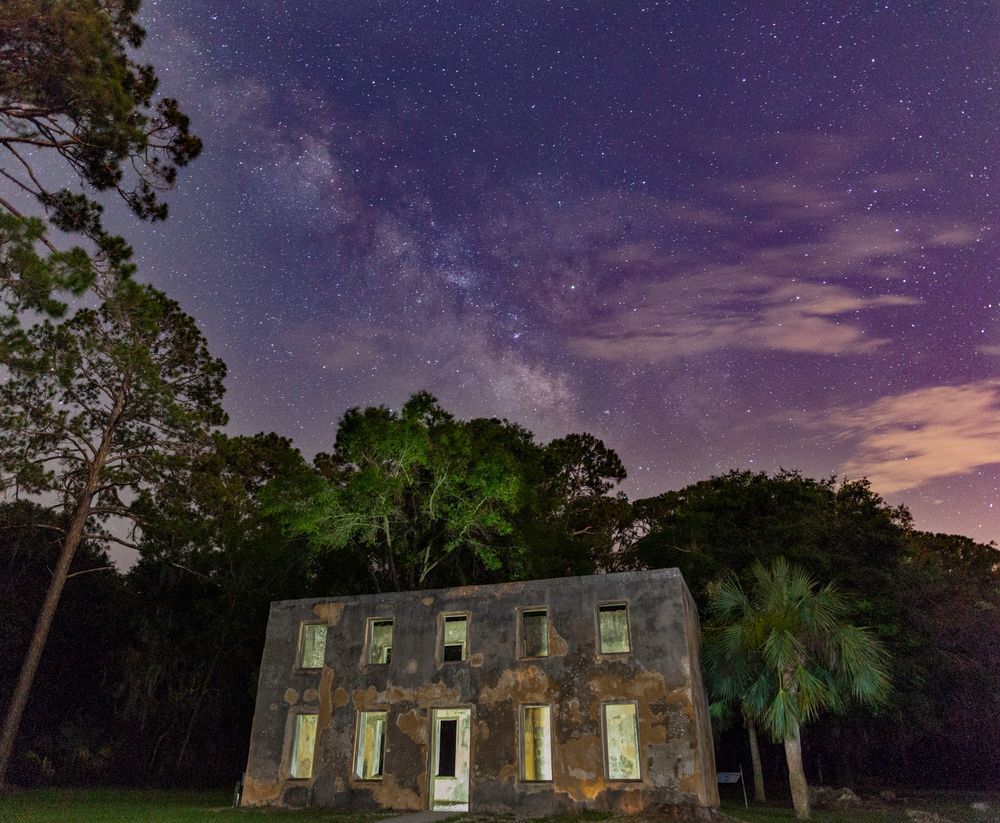 Old Horton House at Night