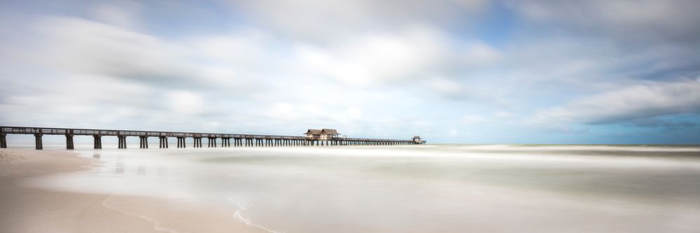 Naples Pier 5 Pano Photography Art | Dennis Goodman Photography, Inc.