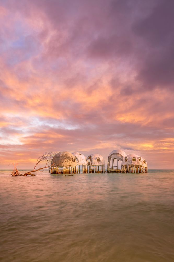 Dome Homes Cape Romano |Florida | FL | Dennis Goodman Photography