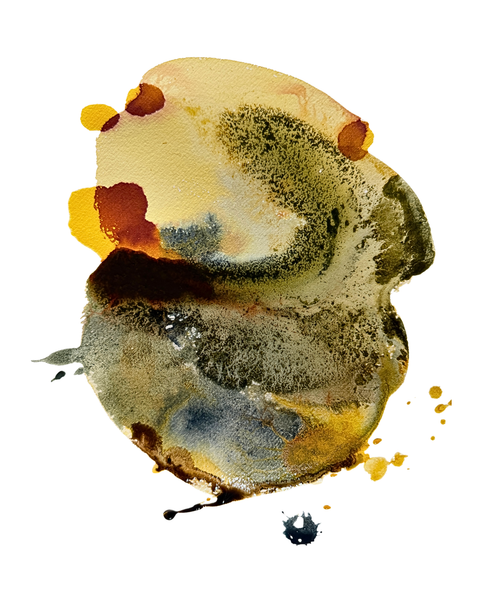 art prints 8x10in - Abstract ink 2603