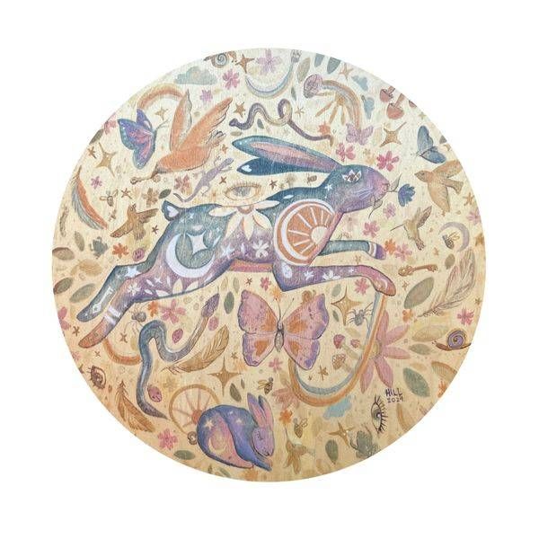 I Spy Spring Rabbit   Custom Prints Art | Hill Yeah! Eco Art Studio