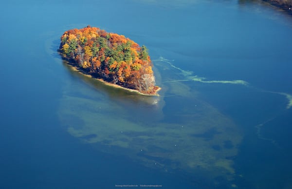 Canadarago Lake Deowongo Island Richfield Springs New York Autumn