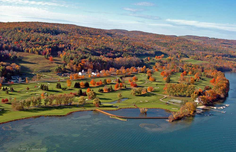 Autumn Leather Stocking Golf Course Farmers Museum Otsego Lake Cooperstown Photography Art | Alan Lincourt Photography Dot Com
